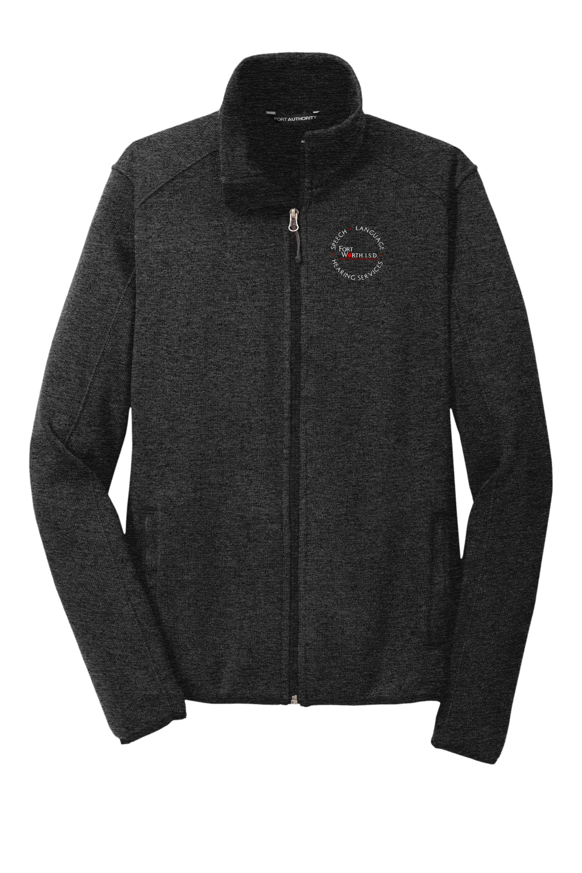 FWISD Speech Language Hearing Sweater Fleece Jacket