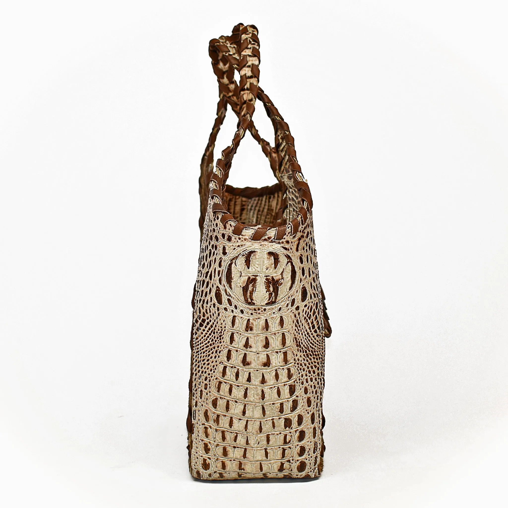 Genuine Cowhide Leather Bag - The Cowgirl Tote I