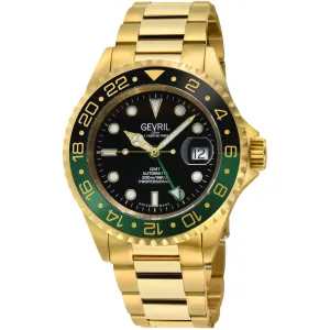Gevril Wall Street - GMT Ceramic Bezel