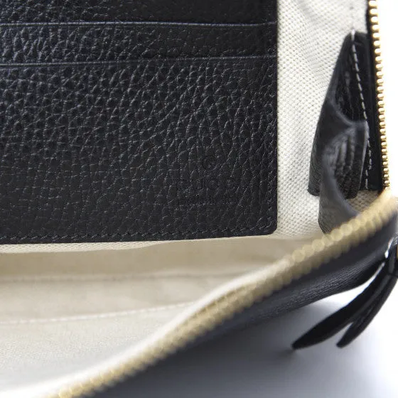 Gucci Calfskin GG Marmont Clutch in Black