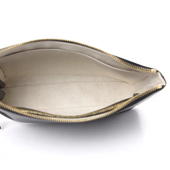 Gucci Calfskin GG Marmont Clutch in Black