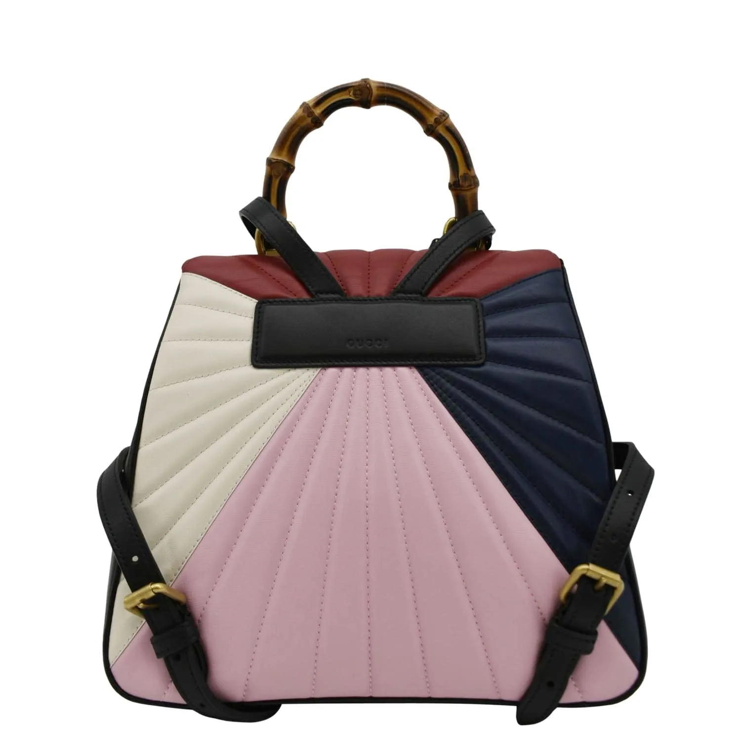 GUCCI Queen Margaret Quilted Leather Bee Backpack Multicolor 476664