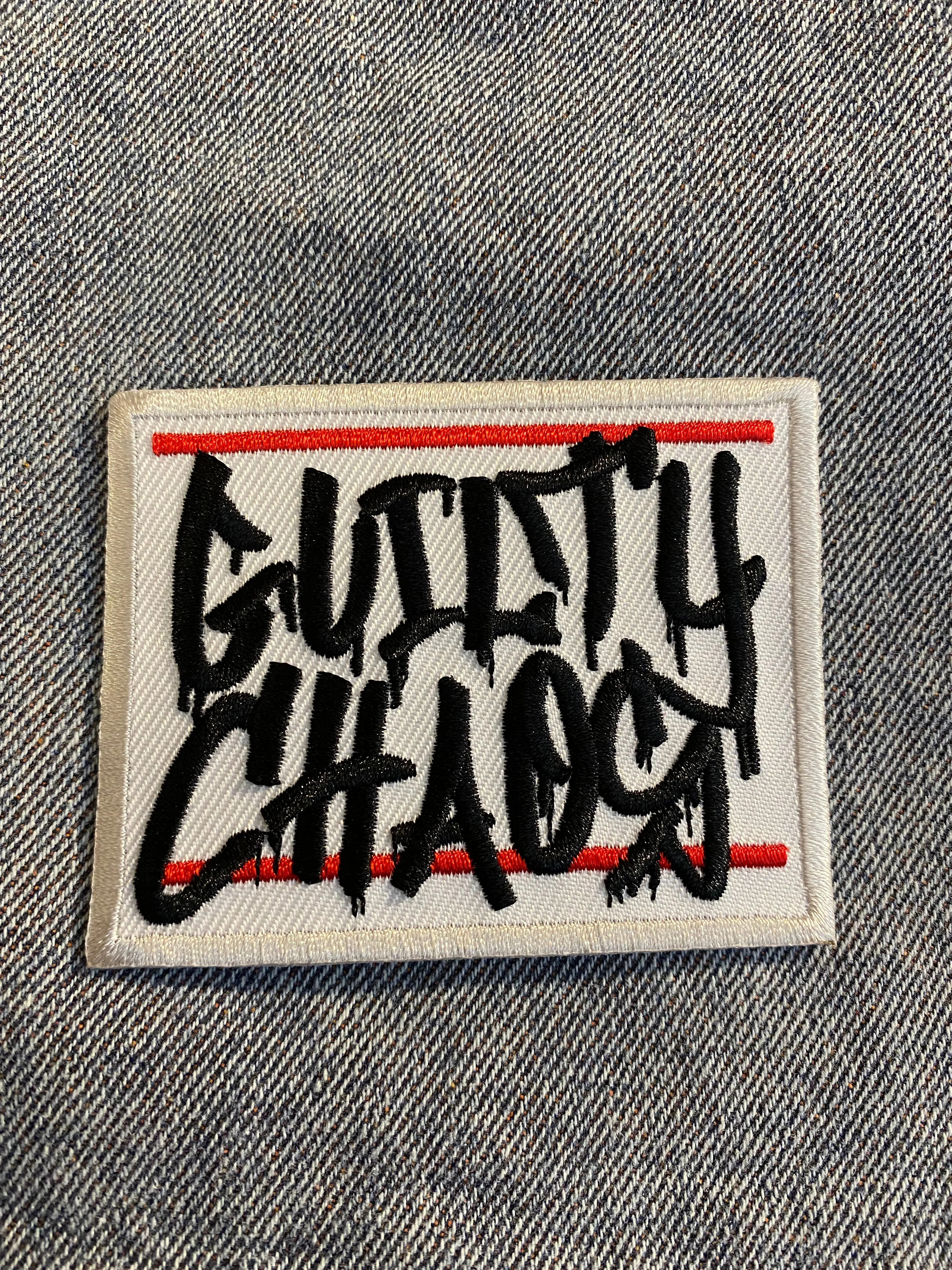 GUILTY CHAOS SLAP LOGO EMBROIDERED PATCH