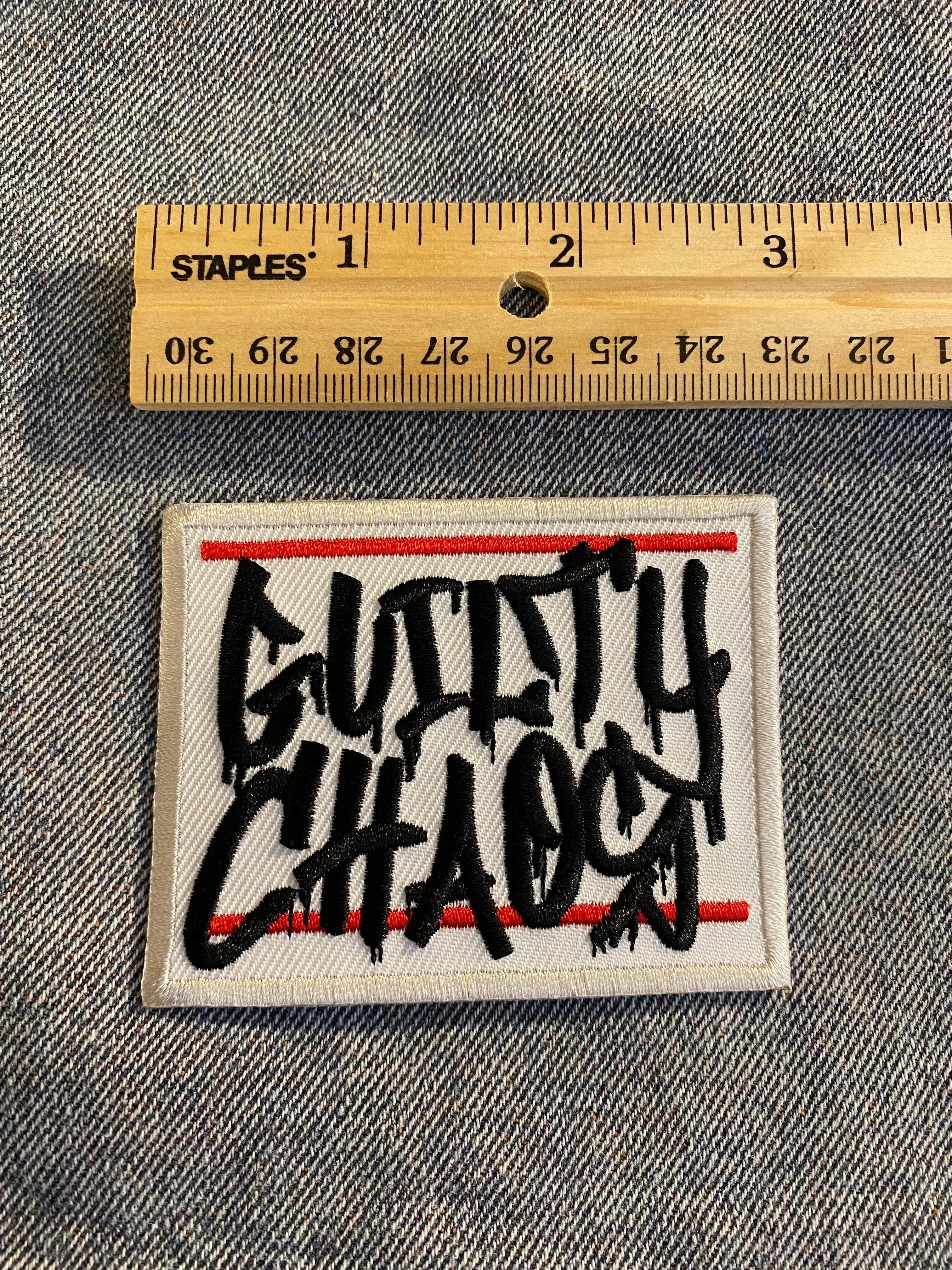 GUILTY CHAOS SLAP LOGO EMBROIDERED PATCH