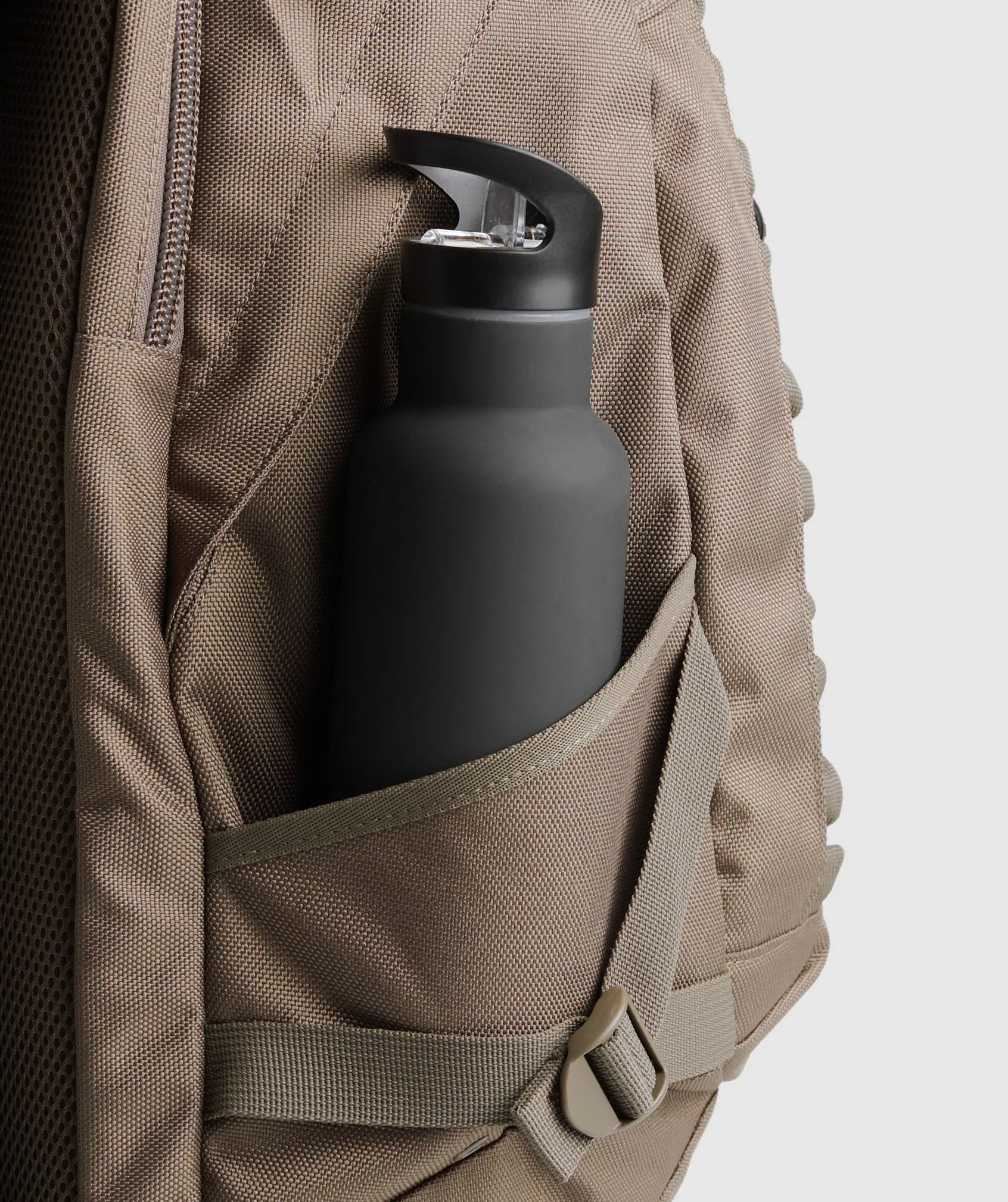 Gymshark Pursuit Backpack - Camo Brown/ Cement Brown