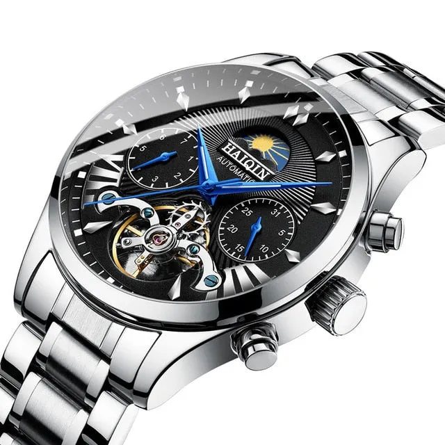 HAIQIN luxury mechanical watch Tourbillon style