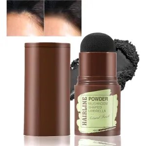 Hairline Powder, Hair Root Dye, Hair Loss Concealer, Quickly Fix Hair Roots, Hair Line Shadow Powder Cover Grey Hair, Hair Color Touch-Up, Men Women Thin Hair Mascara, Hairline Powder Stick Dark Brown