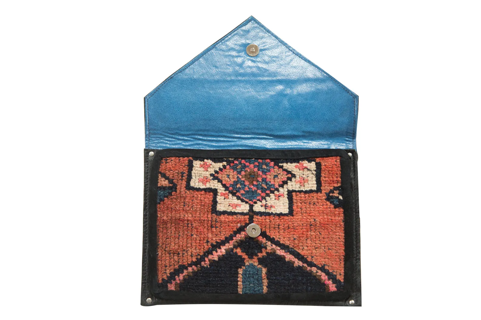 Handmade Rug Fragment Clutch