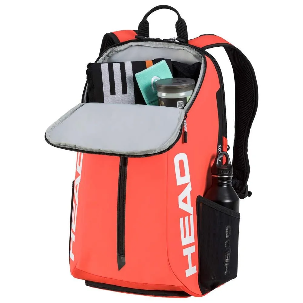 HEAD Tour Badminton Backpack - Fluorescent Orange
