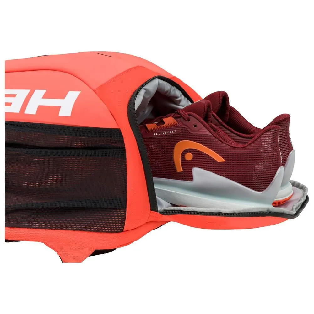 HEAD Tour Badminton Backpack - Fluorescent Orange