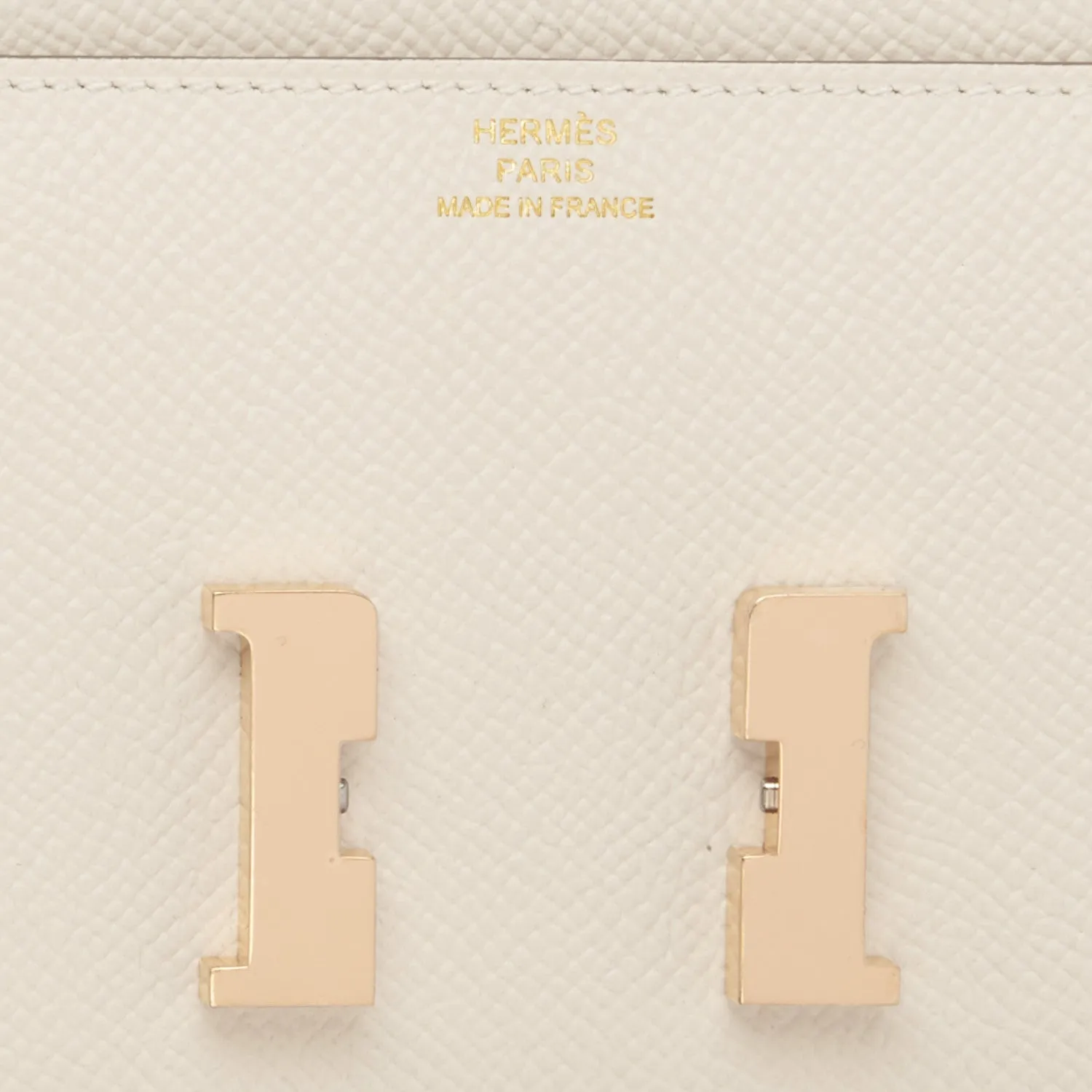 Hermes Craie Constance Wallet Clutch Rose Gold Hardware