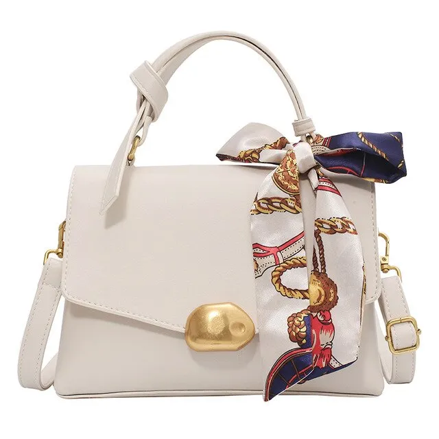 High Quality Purses and Handbags Pure Leather Scarf Accessories Women's Handbag Bags for Women 2021 Designer bag Bolsos