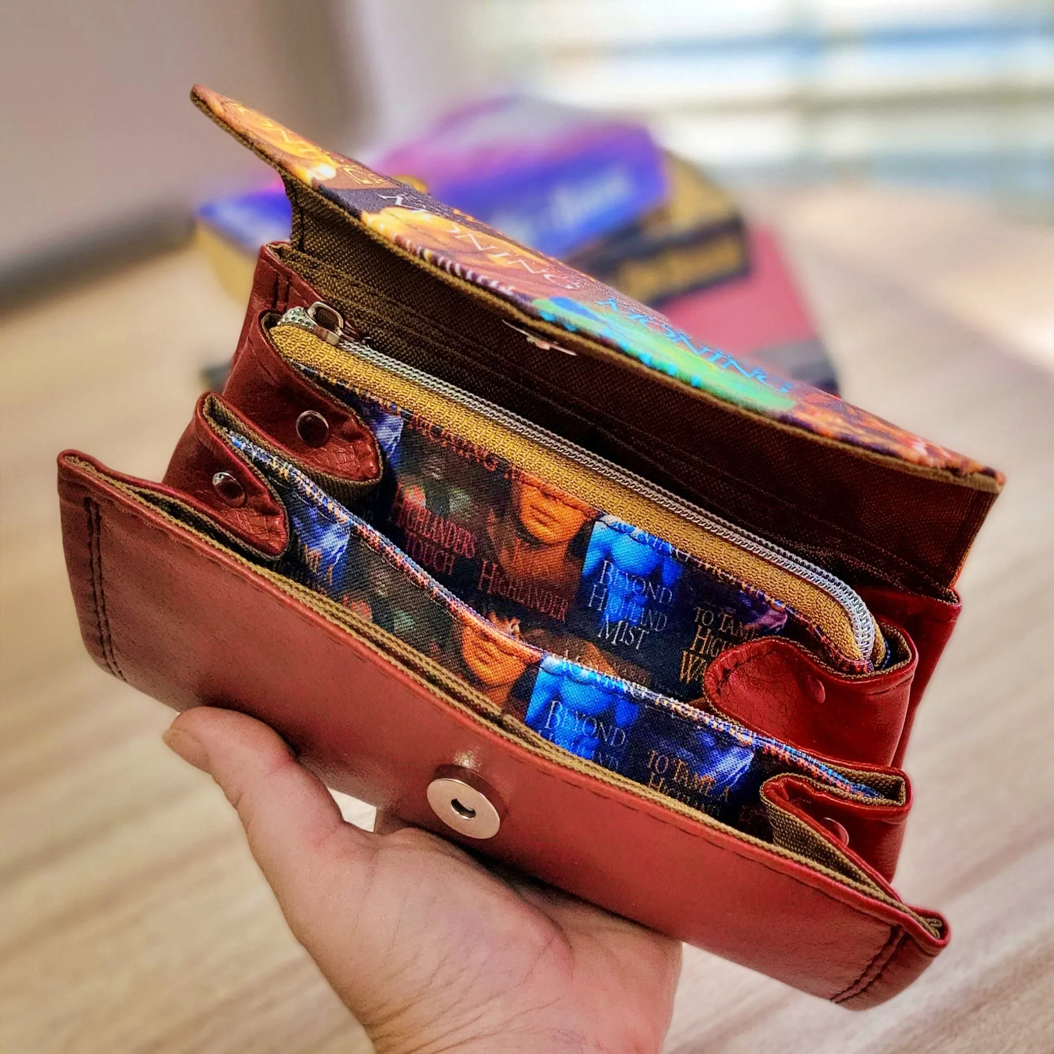 Highlander Inspired Expandable Wallet Clutch