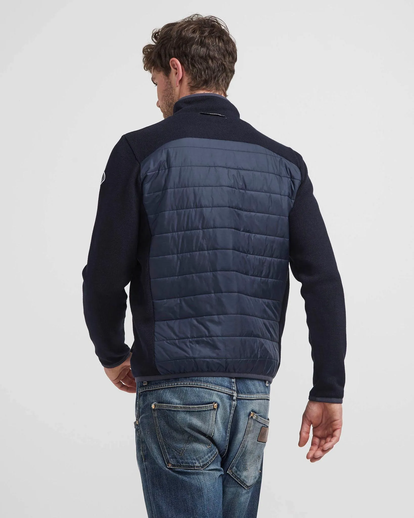 Holebrook Mens Peder full zip windproof jacket navy or mole