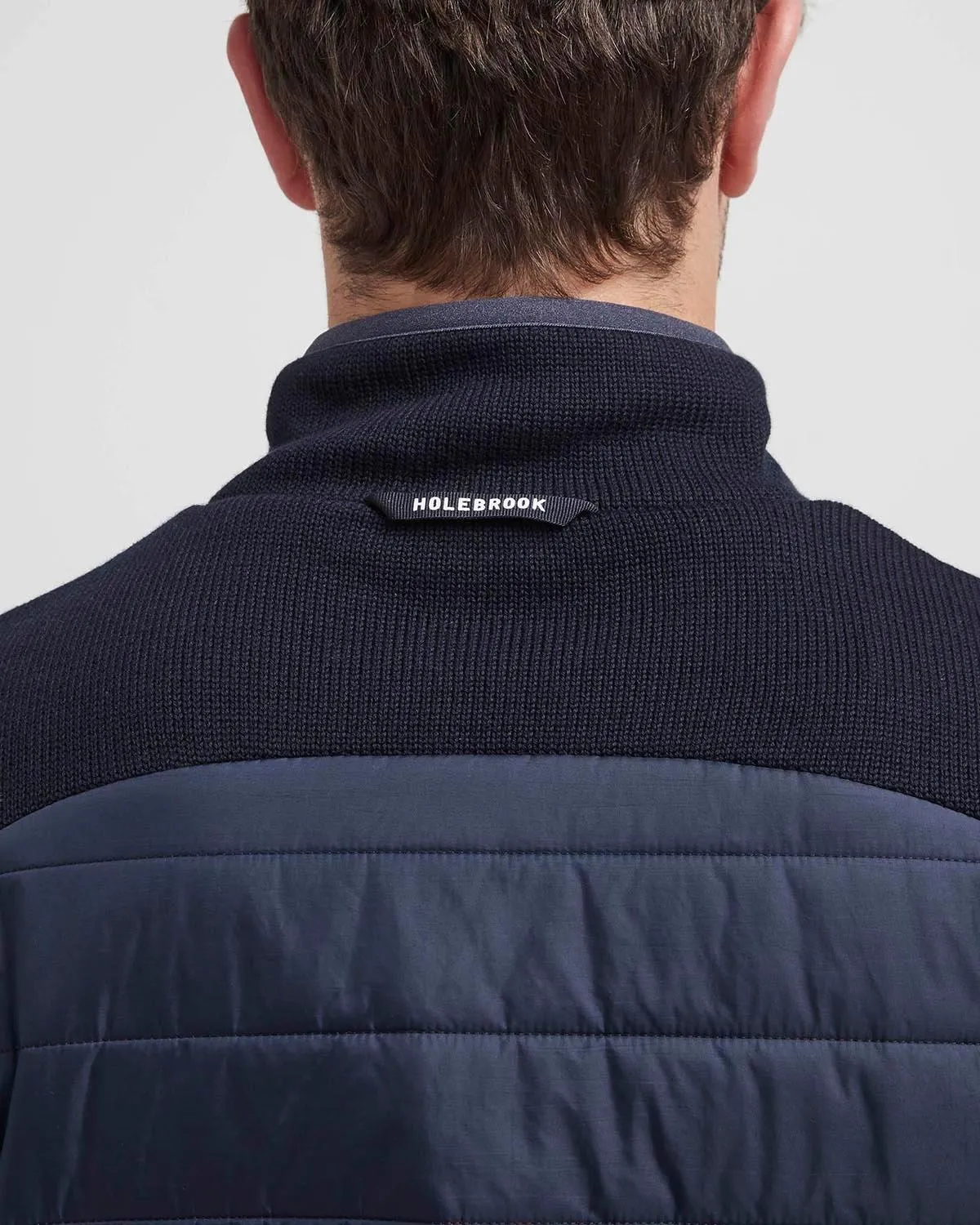 Holebrook Mens Peder full zip windproof jacket navy or mole