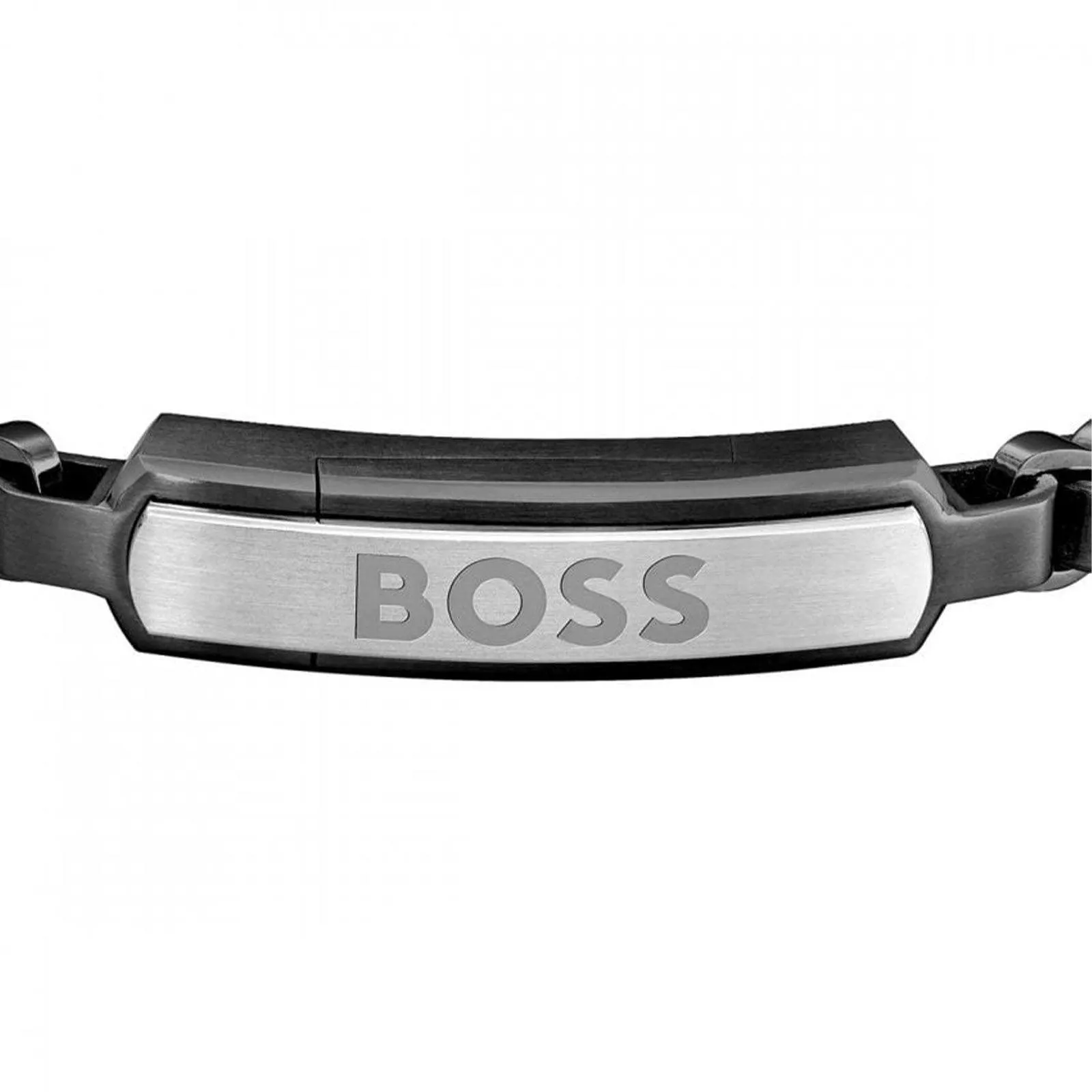 Hugo Boss Jewellery Men's Devon Collection Black IP Bracelet 1580598M