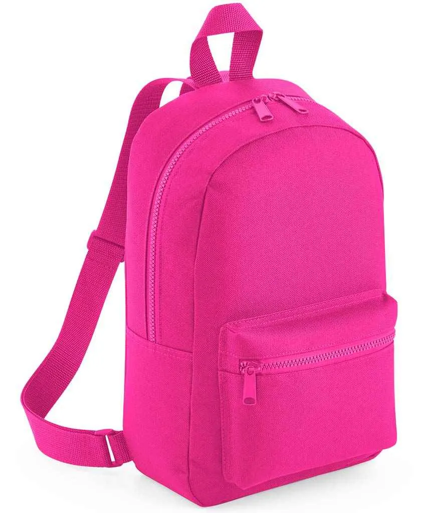 Initial and name design Mini Essential Backpack personalised
