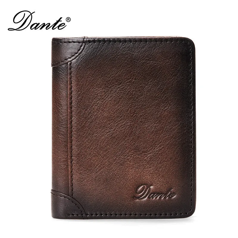 INSTOCK-Men's cowhide leather RFID anti-theft brush driver's