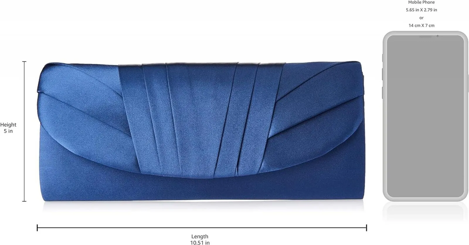 Jessica Mcclintock Satin Tuxedo Flap Evening Clutch Bag With Shoulder Chain