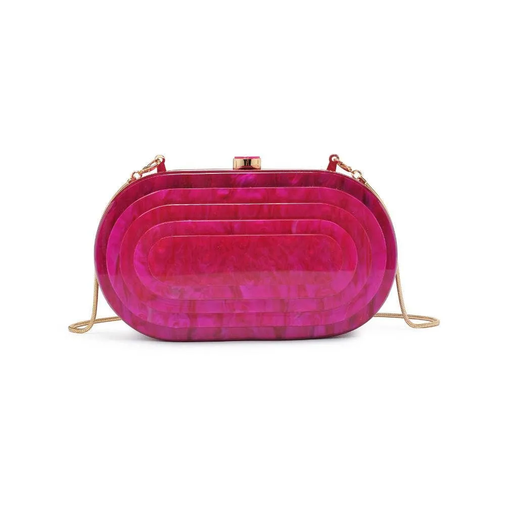 Jimberly acrylic evening bag: Hot Pink