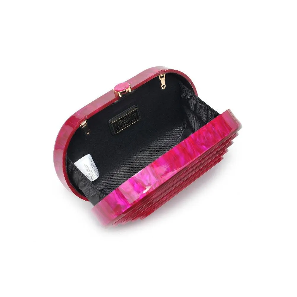 Jimberly acrylic evening bag: Hot Pink