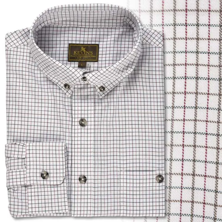 Kevin's Men's Plantation Tattersall Shirt
