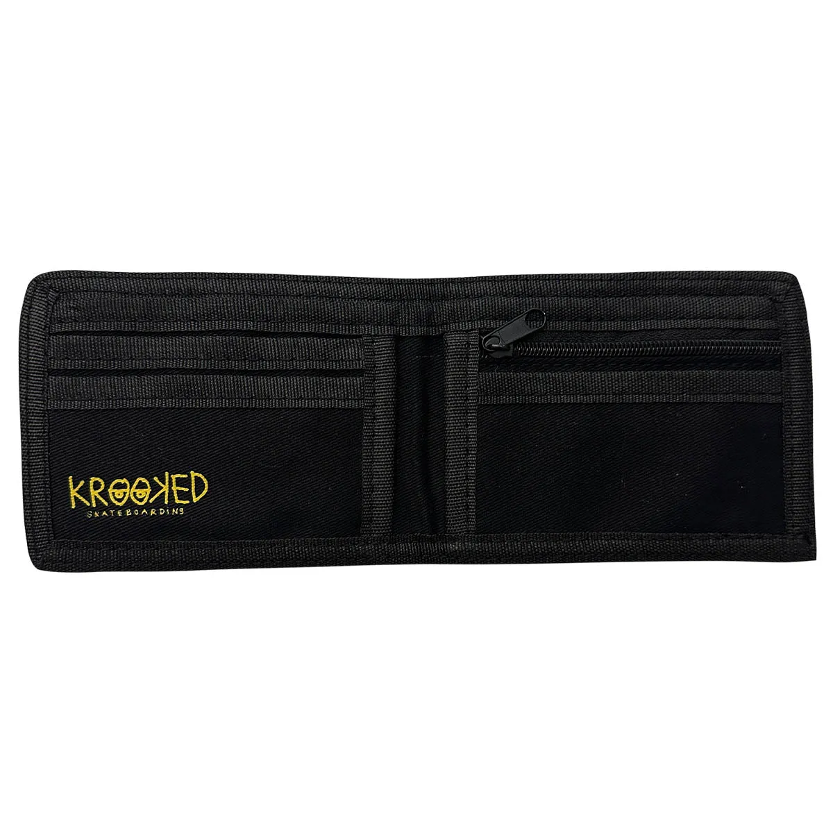 Krooked - Eyes Bi-Fold Wallet Black