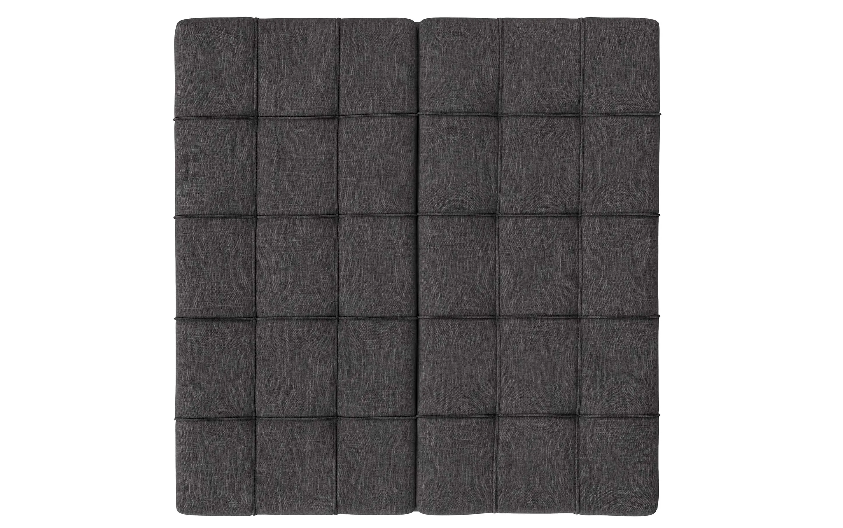 Laura Lift Top Storage Ottoman in Linen
