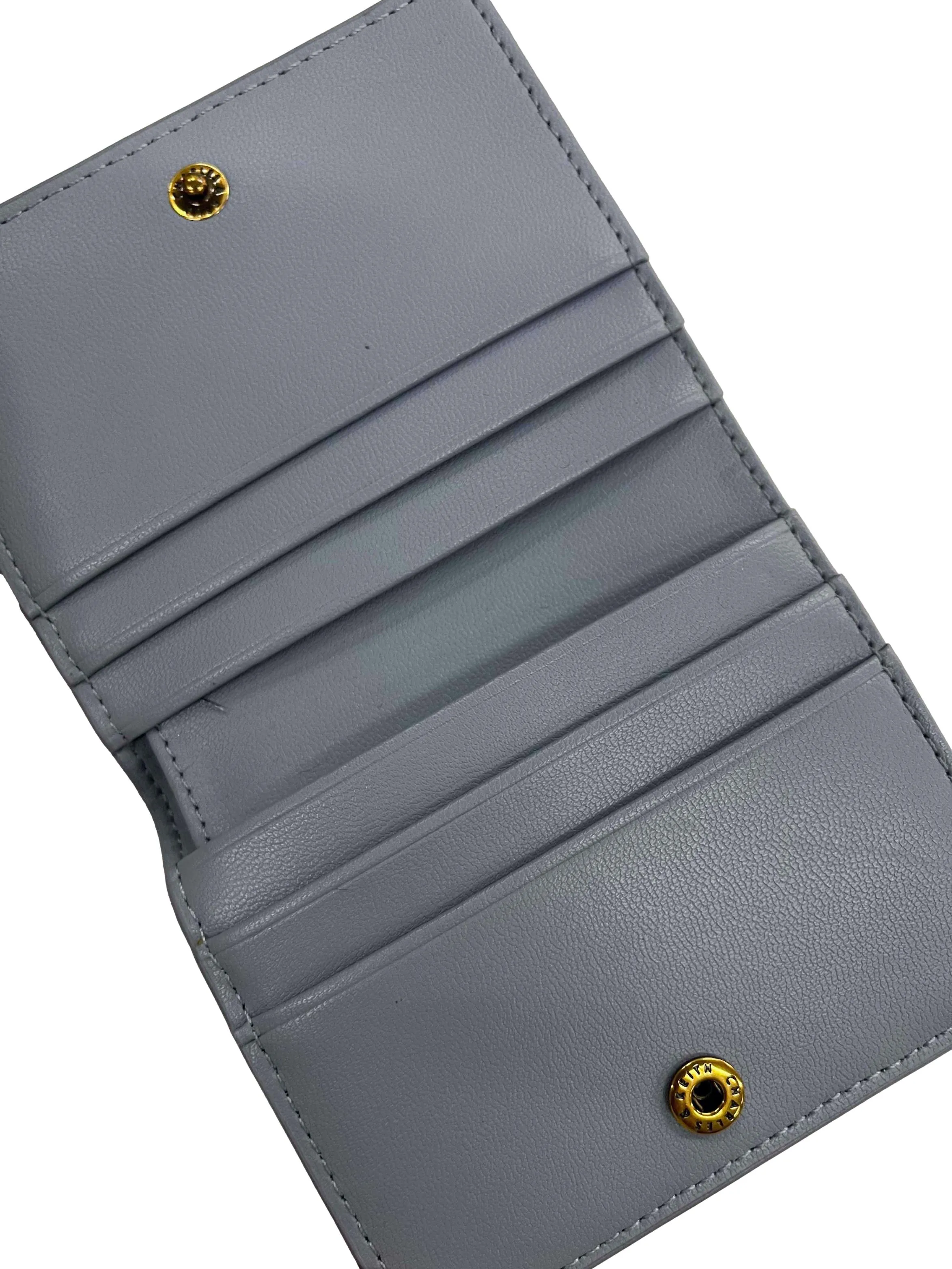 Light Blue Short Wallet