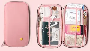 Little Prince Travel Pouch - Baby Pink