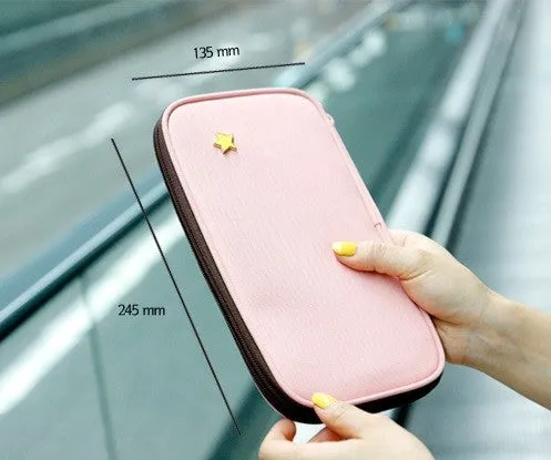 Little Prince Travel Pouch - Baby Pink