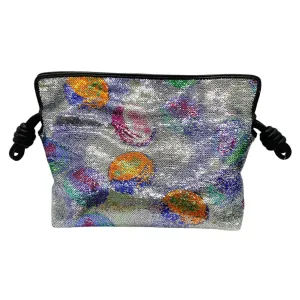 Loewe x Paula's Ibiza Flamenco Mini Sequin Clutch Bag