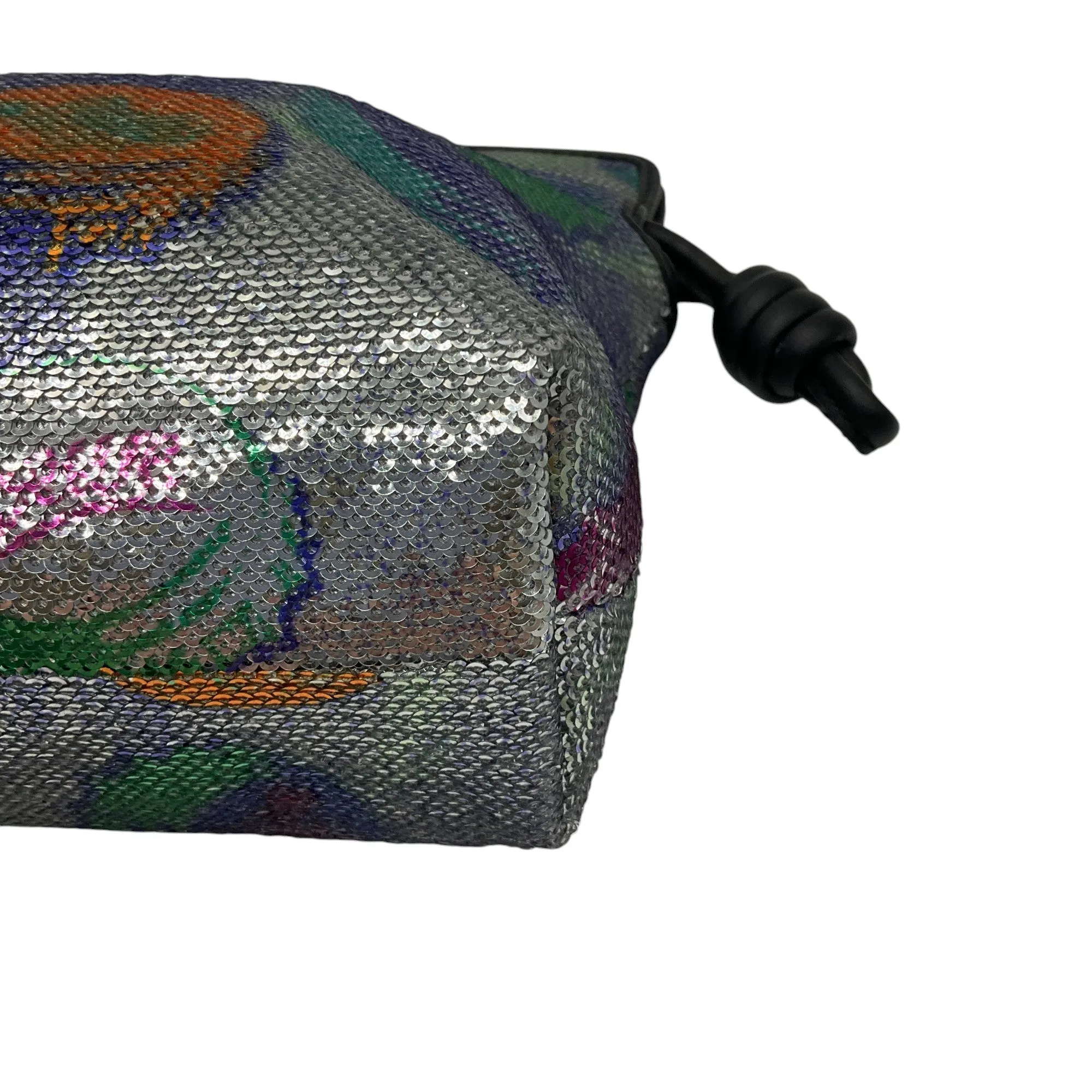 Loewe x Paula's Ibiza Flamenco Mini Sequin Clutch Bag