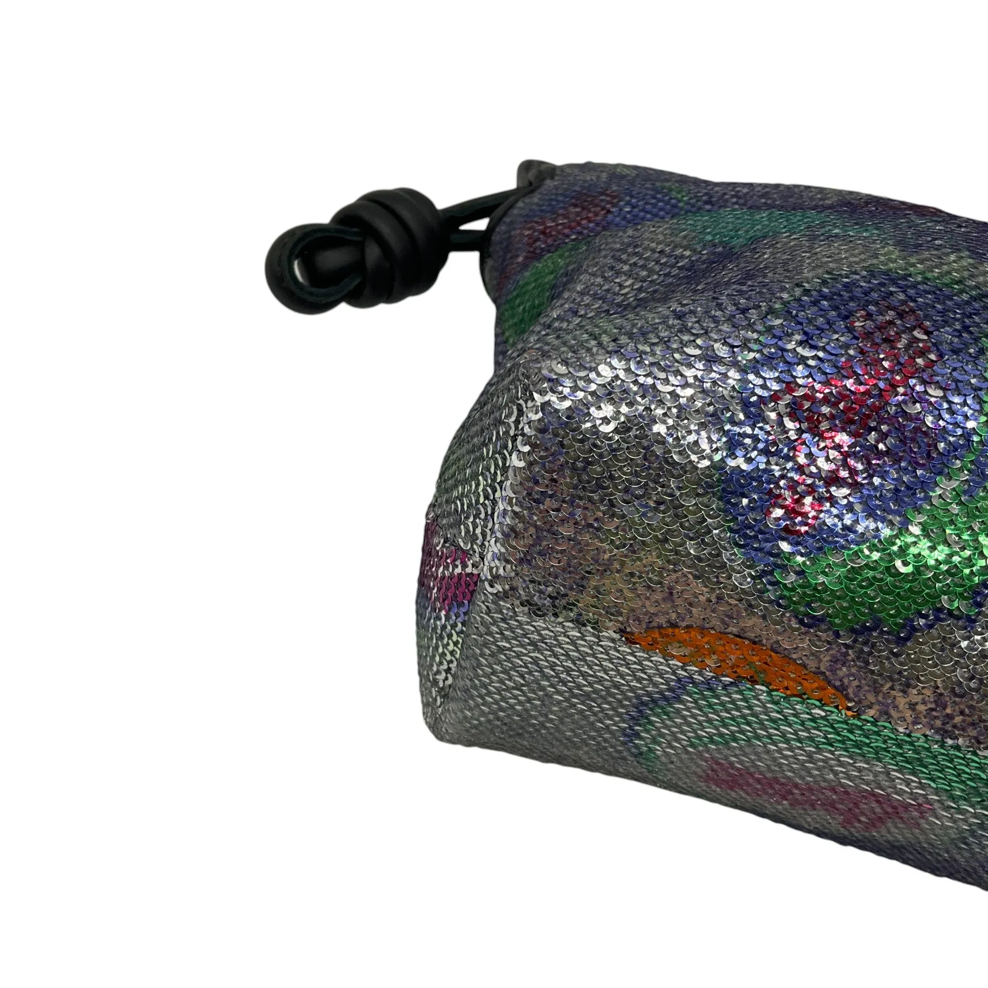 Loewe x Paula's Ibiza Flamenco Mini Sequin Clutch Bag