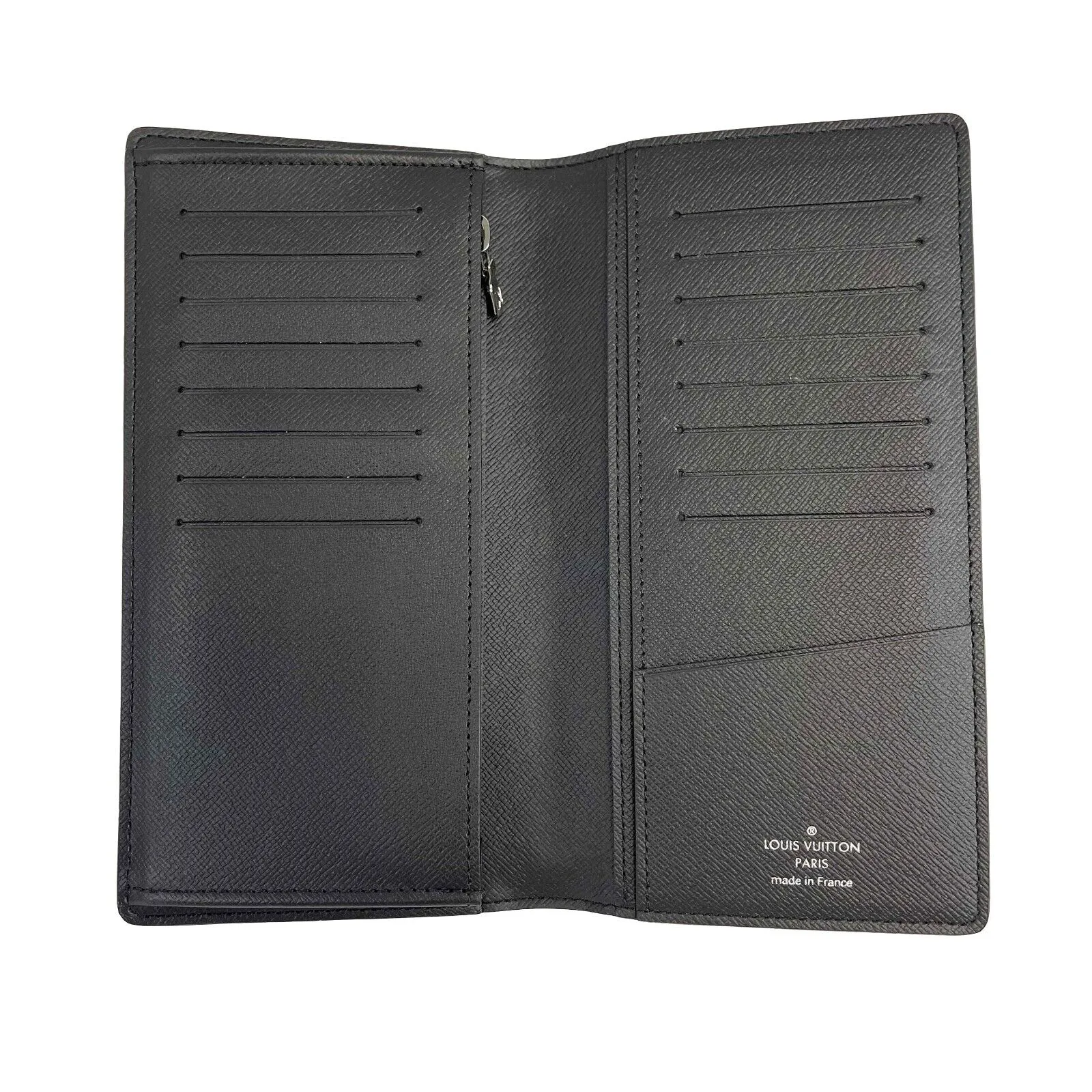 Louis Vuitton NEW Monogram Eclipse Portefeuille Brazza Wallet