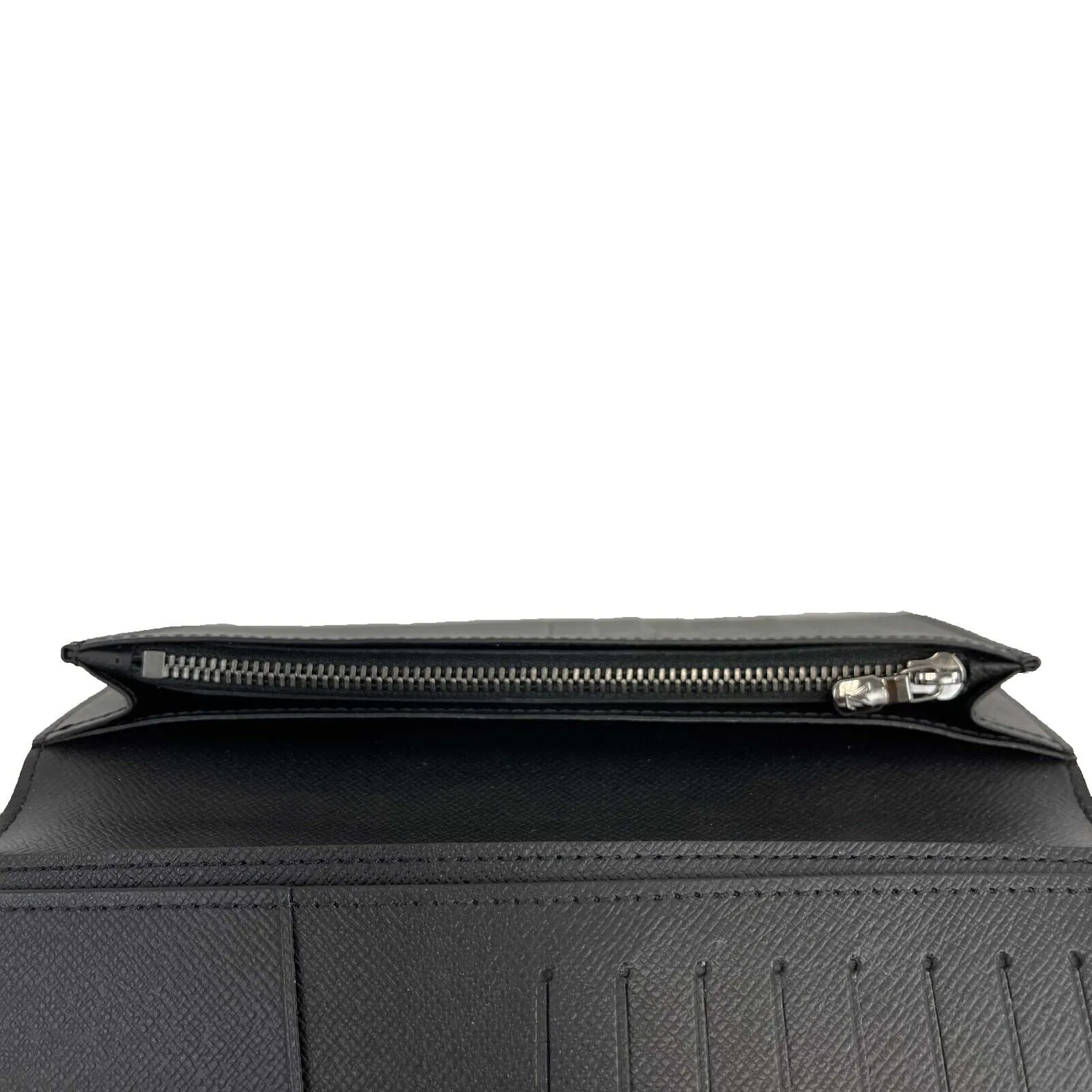 Louis Vuitton NEW Monogram Eclipse Portefeuille Brazza Wallet