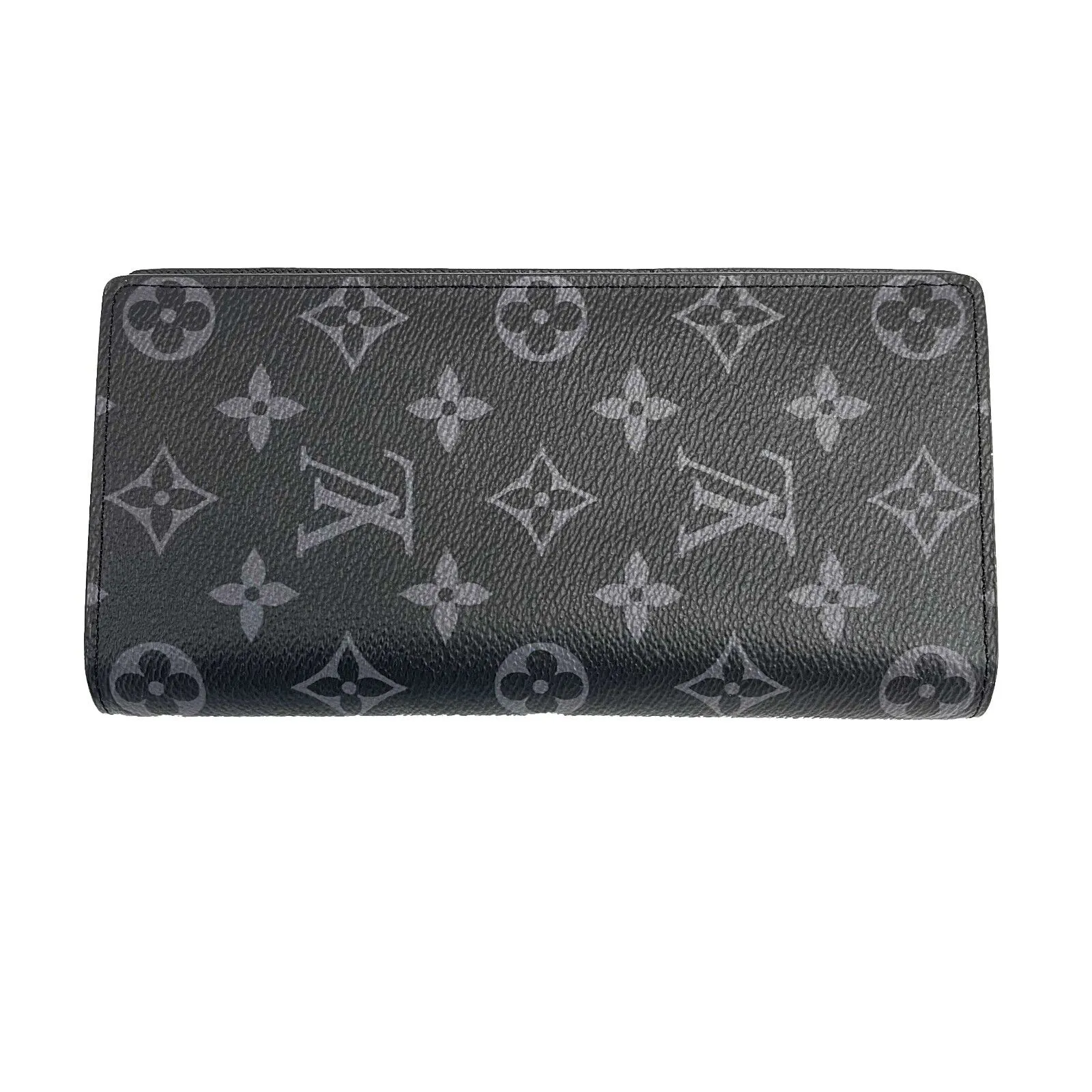 Louis Vuitton NEW Monogram Eclipse Portefeuille Brazza Wallet