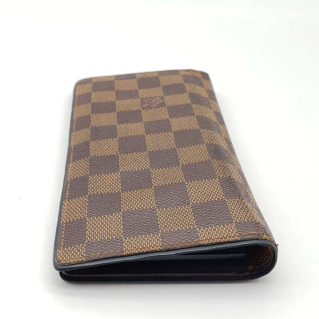Louis Vuitton Portefeuille Brazza Damier Ebene Long Wallet