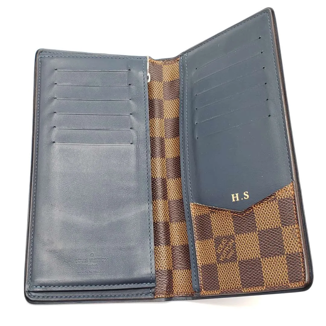 Louis Vuitton Portefeuille Brazza Damier Ebene Long Wallet
