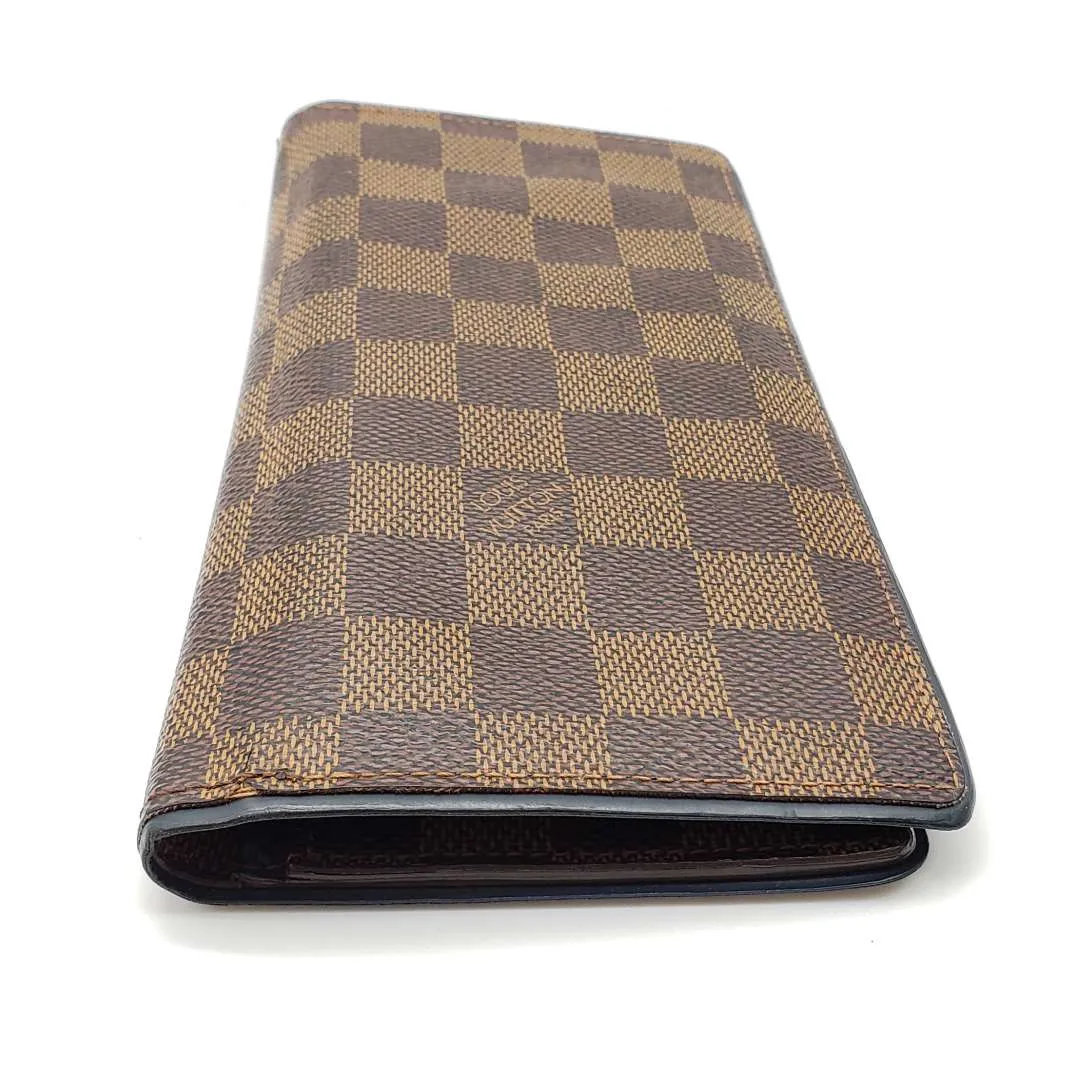 Louis Vuitton Portefeuille Brazza Damier Ebene Long Wallet