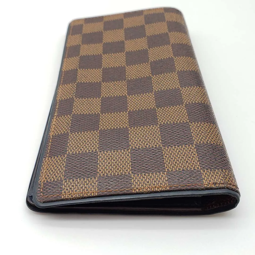 Louis Vuitton Portefeuille Brazza Damier Ebene Long Wallet