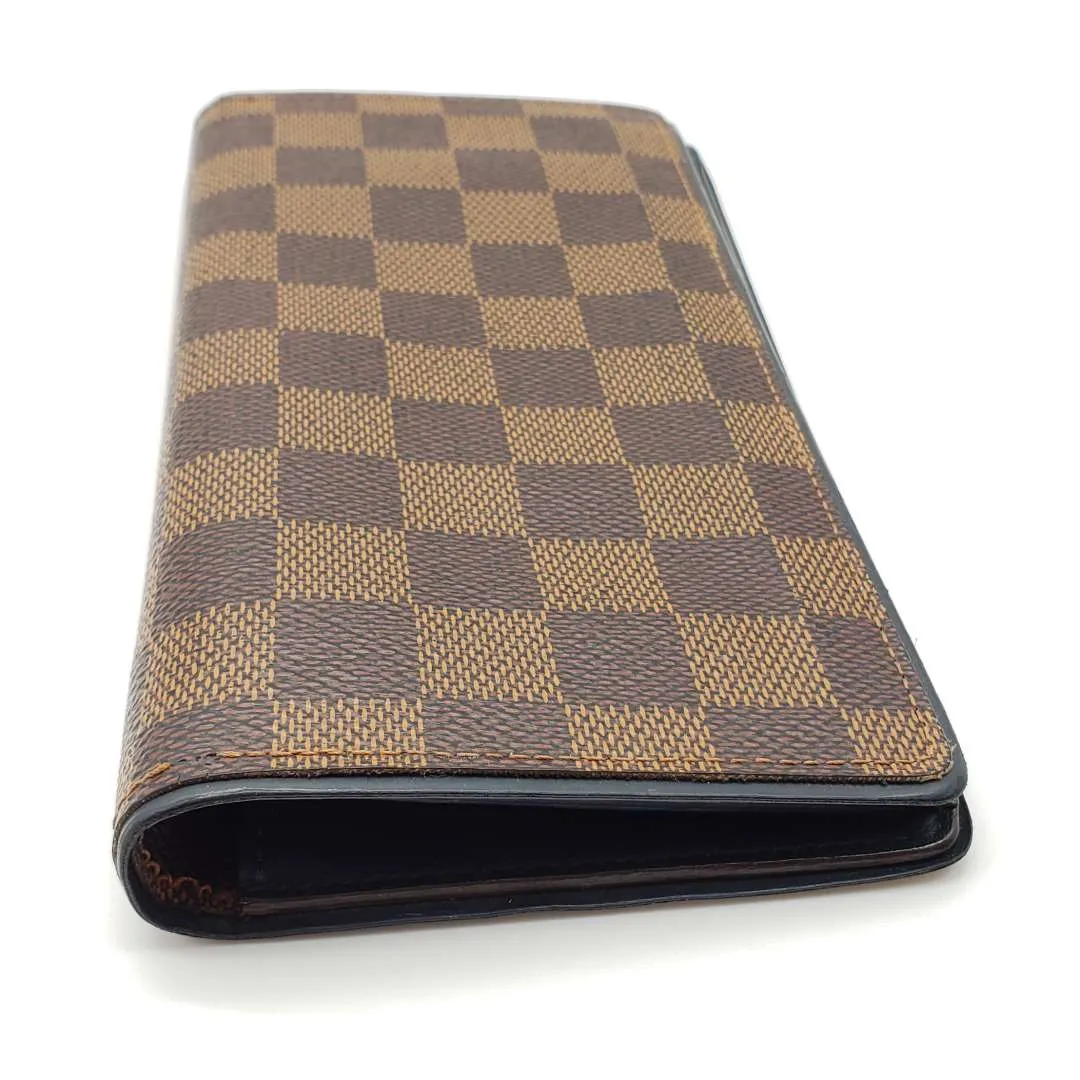 Louis Vuitton Portefeuille Brazza Damier Ebene Long Wallet
