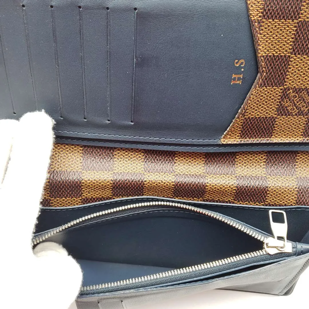 Louis Vuitton Portefeuille Brazza Damier Ebene Long Wallet