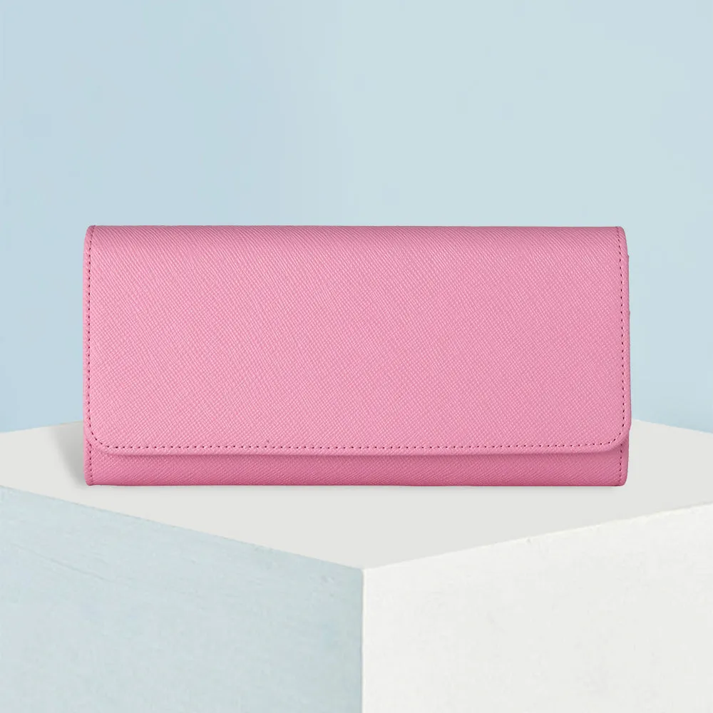 MAC&LOU Bifold Wallet Vegan Leather Pink