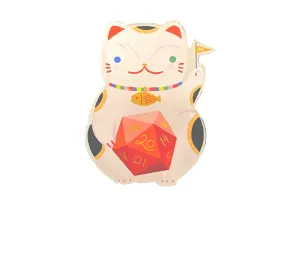 Maneki-Neko Lucky Cat Acrylic Pin