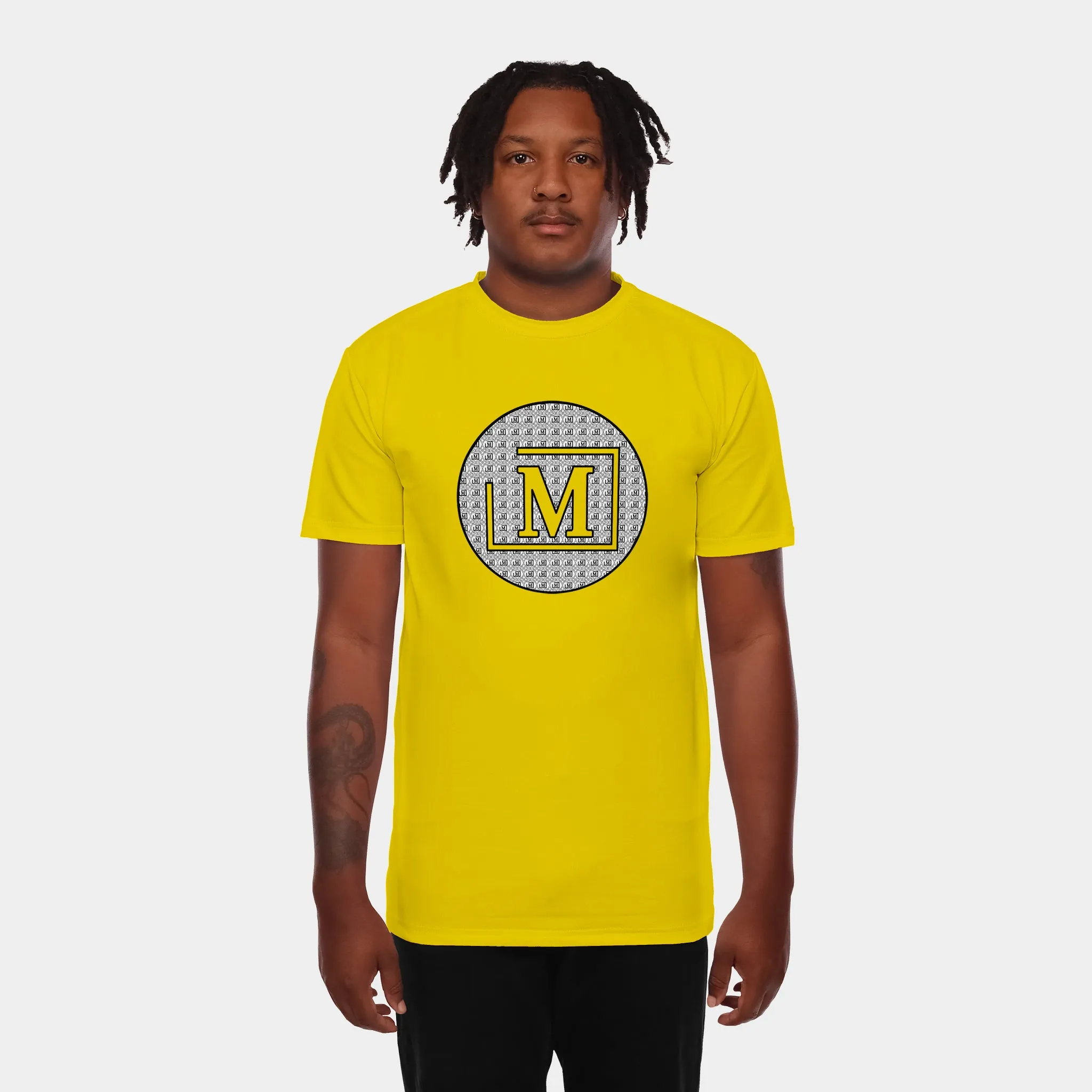 MDB Brand Men's Circle Monogram Logo T-Shirt