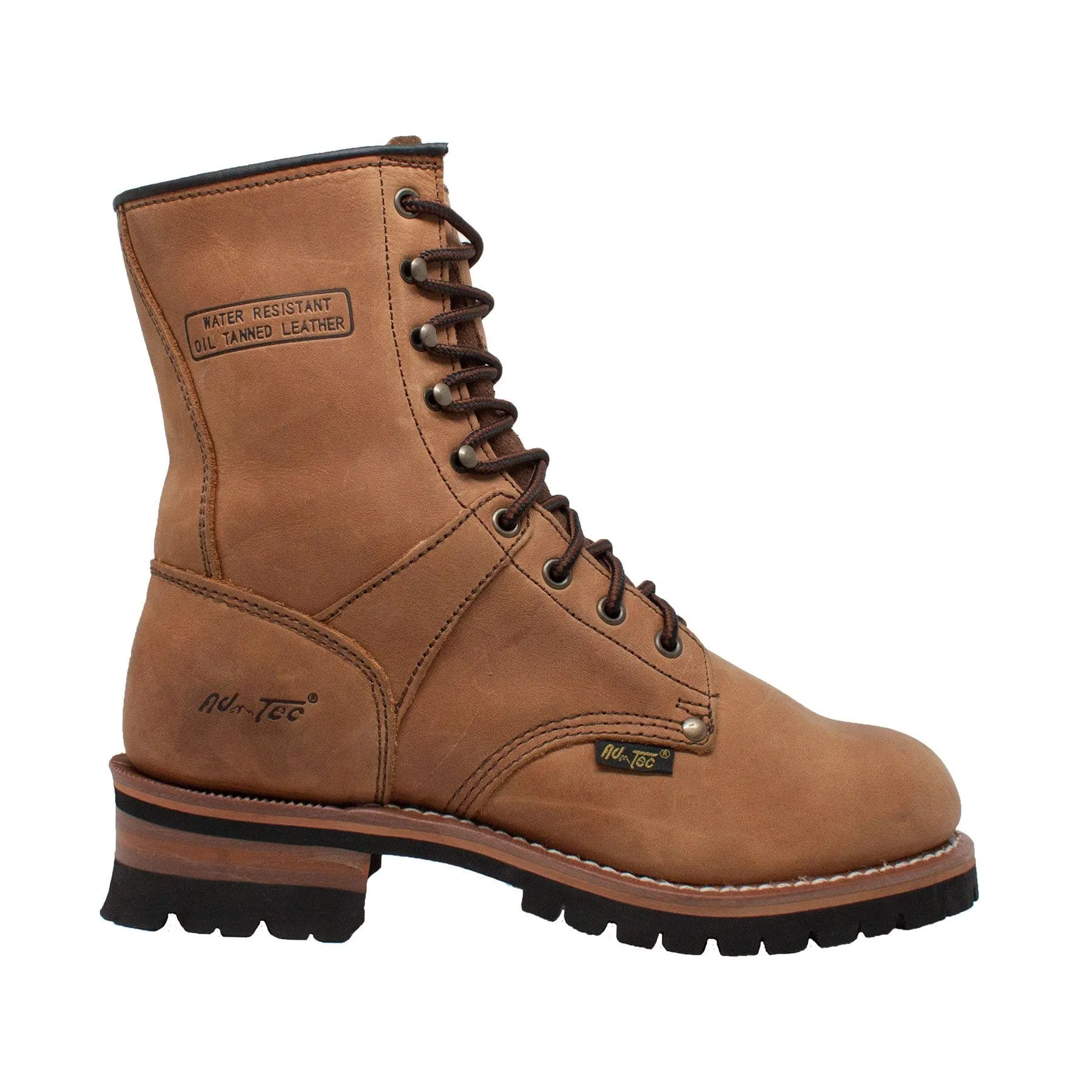Men's 9" Brown Logger - 1427