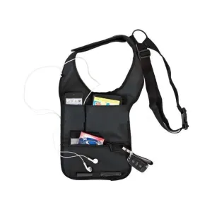 Men's Crossbody Collection 2019 Multifunction Men Travel Anti Theft Hidden Underarm Shoulder Bag Black Nylon Pocket Mp3 Mobile Phone Storage Organizer