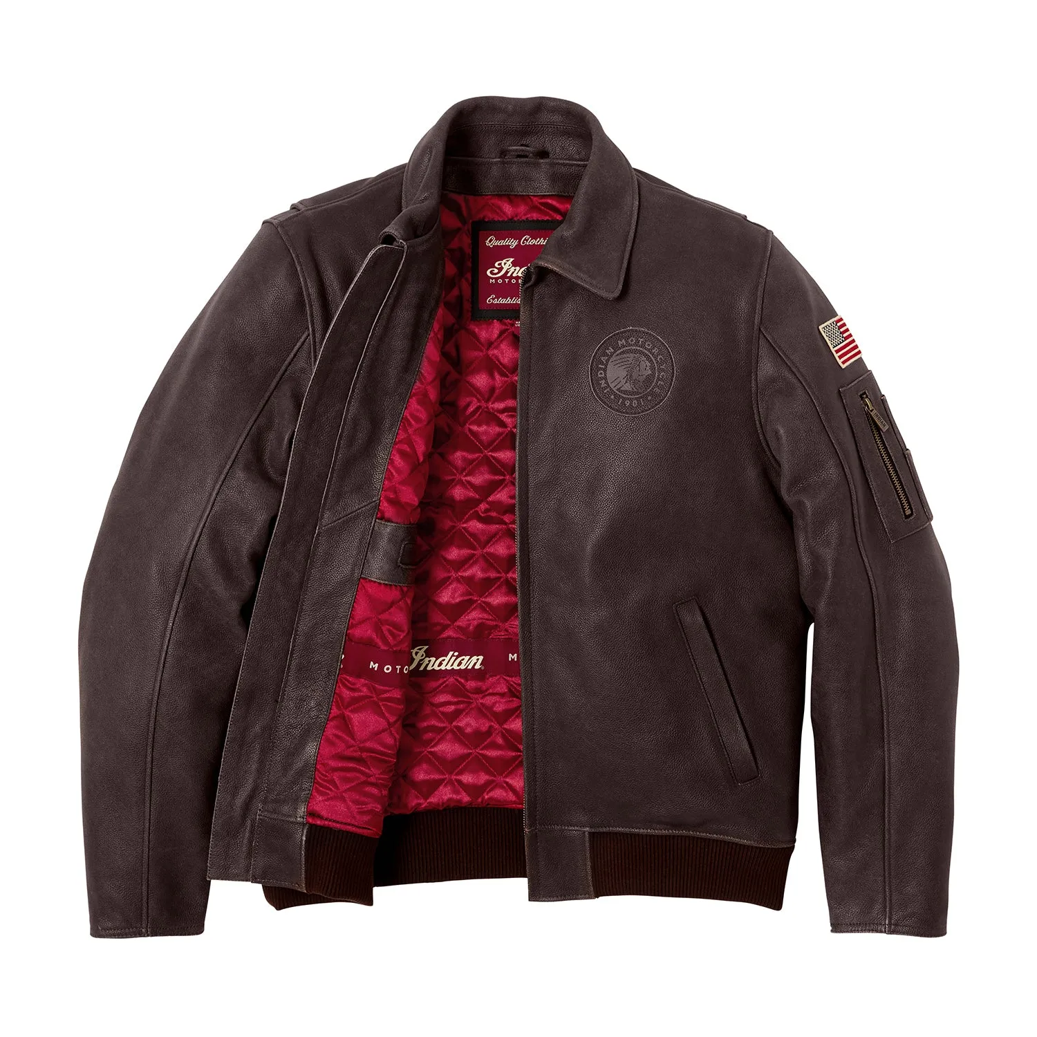 Men's Flying Jacket, Brown