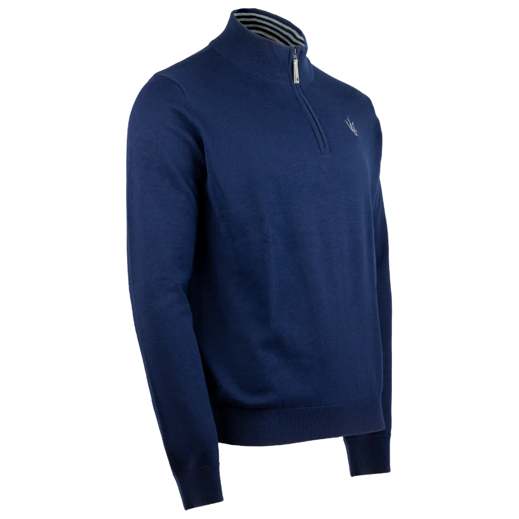 Men's Quarter Zip Sweater